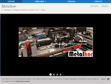 Tablet Screenshot of lasercorteindustrialvitoria.com